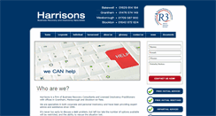 Desktop Screenshot of harrisonsinsolvency.co.uk